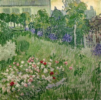 El jardín de Daubigny, 1890 de Vincent van Gogh